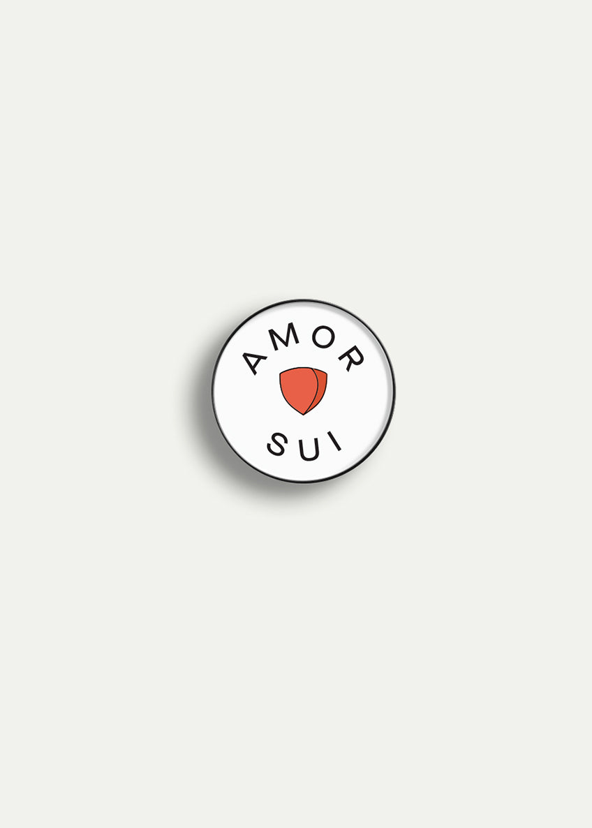 AmorSui Circular Logo Pin